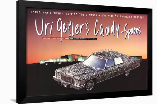 Caddy - Spoons-Uri Geller-Framed Art Print