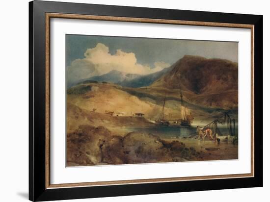 Cader Idris, from Barmouth Sands, c1833-John Sell Cotman-Framed Giclee Print