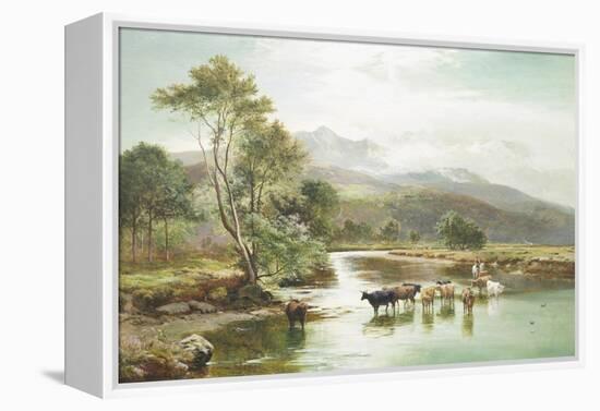 Cader Idris from the River Mawddach-Sidney Richard Percy-Framed Premier Image Canvas