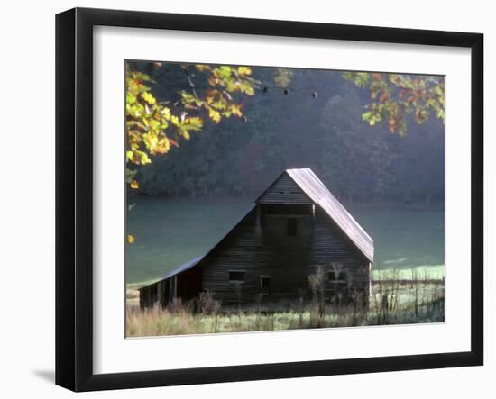 Cades Cove Barn-J.D. Mcfarlan-Framed Photographic Print