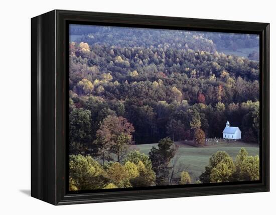 Cades Cove in Autumn-Karen Kasmauski-Framed Premier Image Canvas