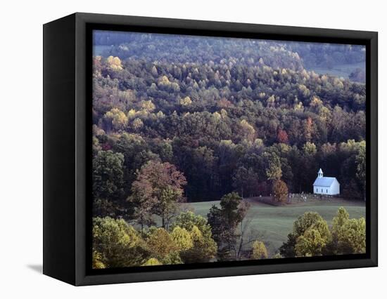 Cades Cove in Autumn-Karen Kasmauski-Framed Premier Image Canvas