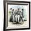 Cadets at the Us Military Academy, West Point, 1850s-null-Framed Giclee Print