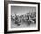 Cadets Running Through Obstacle Course During Training at a Us Navy Air Base-Dmitri Kessel-Framed Photographic Print