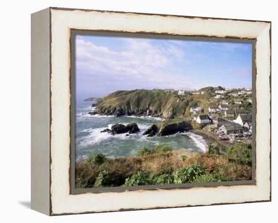 Cadgwith Harbour and Village, Cornwall, England, United Kingdom-Adam Woolfitt-Framed Premier Image Canvas