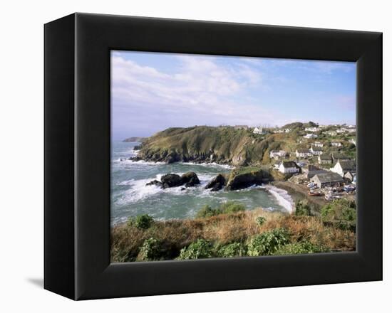 Cadgwith Harbour and Village, Cornwall, England, United Kingdom-Adam Woolfitt-Framed Premier Image Canvas