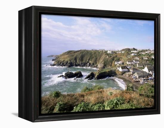 Cadgwith Harbour and Village, Cornwall, England, United Kingdom-Adam Woolfitt-Framed Premier Image Canvas