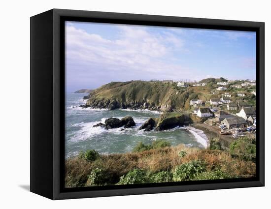 Cadgwith Harbour and Village, Cornwall, England, United Kingdom-Adam Woolfitt-Framed Premier Image Canvas