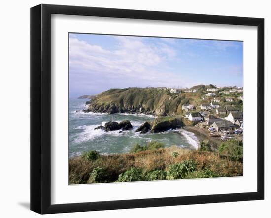 Cadgwith Harbour and Village, Cornwall, England, United Kingdom-Adam Woolfitt-Framed Photographic Print