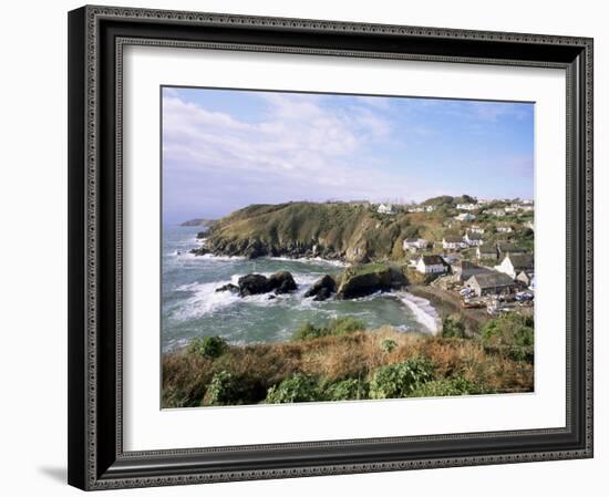 Cadgwith Harbour and Village, Cornwall, England, United Kingdom-Adam Woolfitt-Framed Photographic Print