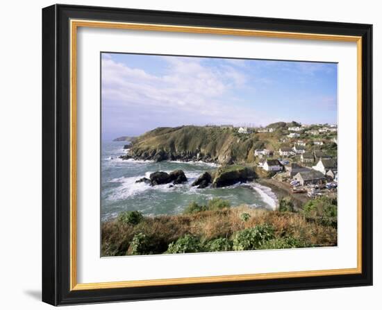 Cadgwith Harbour and Village, Cornwall, England, United Kingdom-Adam Woolfitt-Framed Photographic Print