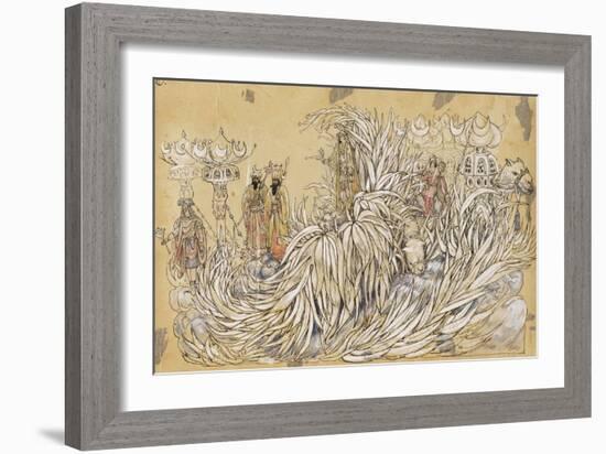 Cadijah 1910 New Orleans Float Designs-Jennie Wilde-Framed Giclee Print