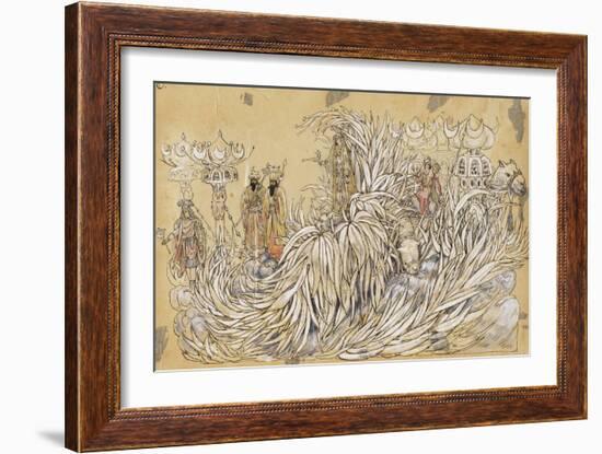 Cadijah 1910 New Orleans Float Designs-Jennie Wilde-Framed Giclee Print