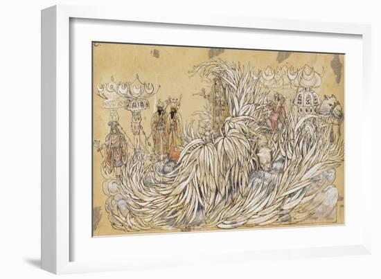 Cadijah 1910 New Orleans Float Designs-Jennie Wilde-Framed Giclee Print