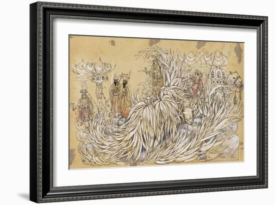 Cadijah 1910 New Orleans Float Designs-Jennie Wilde-Framed Giclee Print