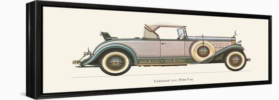 Cadillac, 1931-Antonio Fantini-Framed Stretched Canvas