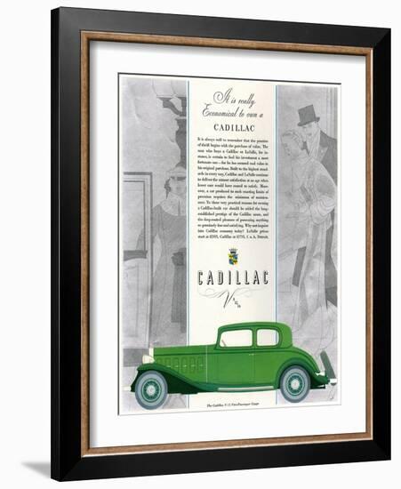 Cadillac 1932-null-Framed Art Print