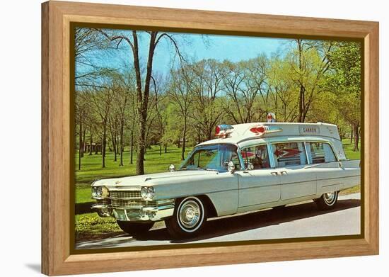 Cadillac Ambulance, Retro-null-Framed Stretched Canvas