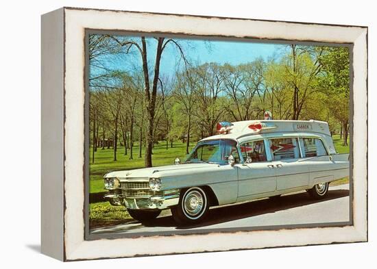 Cadillac Ambulance, Retro-null-Framed Stretched Canvas