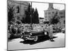 Cadillac Convertible in a Street Parade, USA, (C1958)-null-Mounted Photographic Print