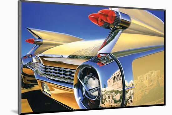 Cadillac Eldorado '59 in Athens-Graham Reynold-Mounted Art Print