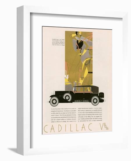 Cadillac, Magazine Advertisement, USA, 1931-null-Framed Giclee Print