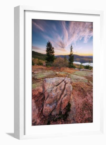 Cadillac Mountain Beauty-Vincent James-Framed Photographic Print