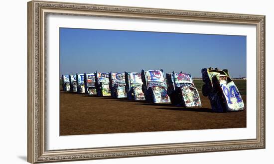 Cadillac Ranch-Charles Bowman-Framed Photographic Print