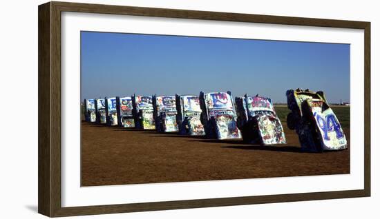 Cadillac Ranch-Charles Bowman-Framed Photographic Print