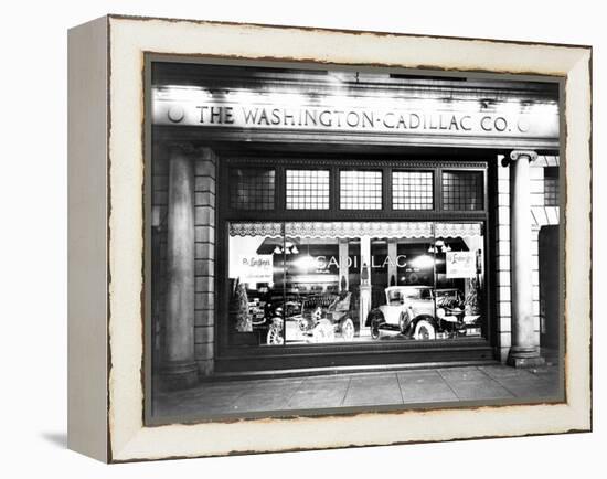 Cadillac Storefront, 1927-null-Framed Premier Image Canvas