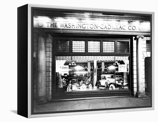 Cadillac Storefront, 1927-null-Framed Premier Image Canvas