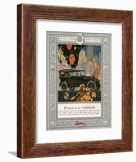 Cadillac, USA, 1920-null-Framed Giclee Print