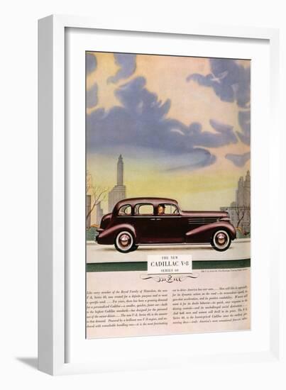 Cadillac V-8 Series 60-null-Framed Art Print