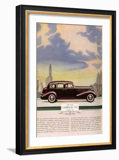 Cadillac V-8 Series 60-null-Framed Art Print