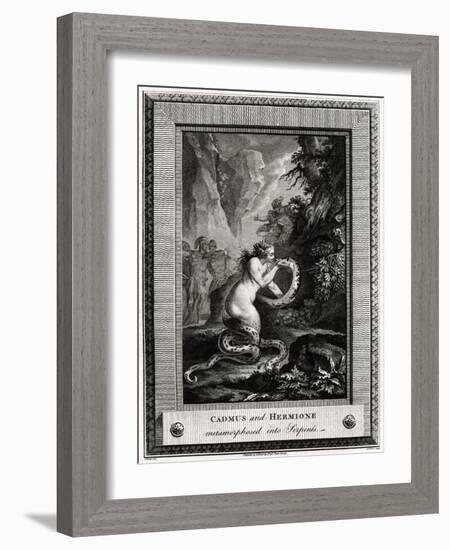 Cadmus and Hermione, Metamorphosed into Serpents, 1776-W Walker-Framed Giclee Print