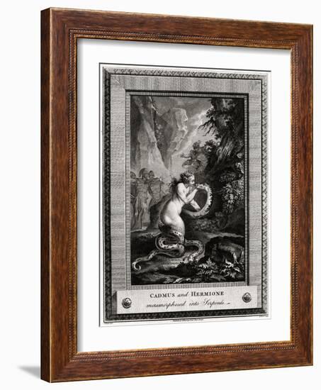 Cadmus and Hermione, Metamorphosed into Serpents, 1776-W Walker-Framed Giclee Print