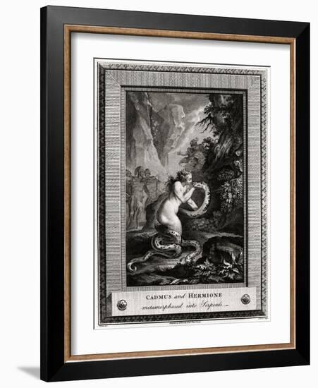 Cadmus and Hermione, Metamorphosed into Serpents, 1776-W Walker-Framed Giclee Print