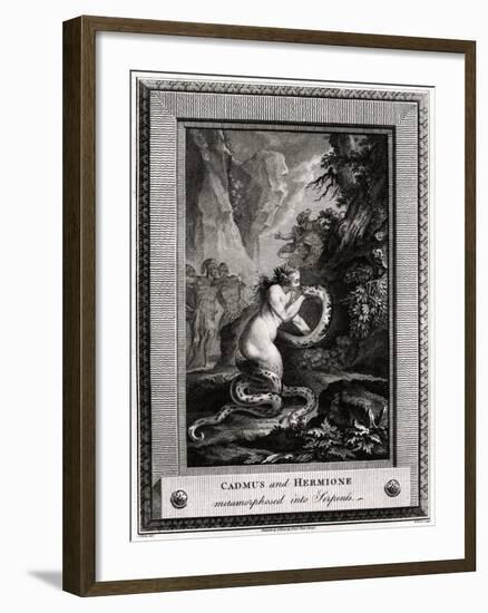 Cadmus and Hermione, Metamorphosed into Serpents, 1776-W Walker-Framed Giclee Print