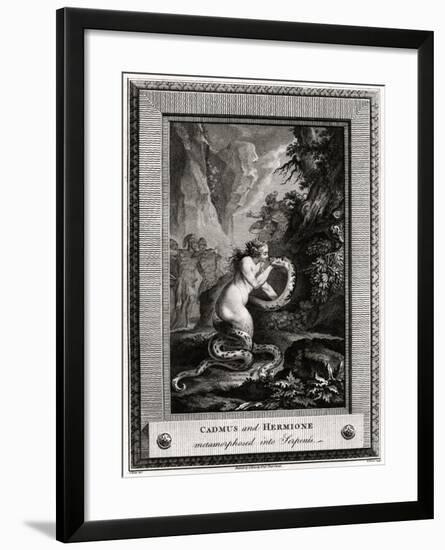 Cadmus and Hermione, Metamorphosed into Serpents, 1776-W Walker-Framed Giclee Print