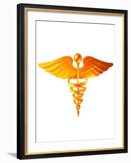 Caduceus, Artwork-Victor Habbick-Framed Photographic Print