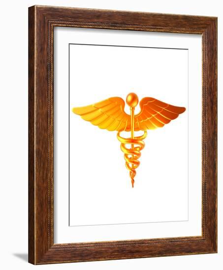 Caduceus, Artwork-Victor Habbick-Framed Photographic Print