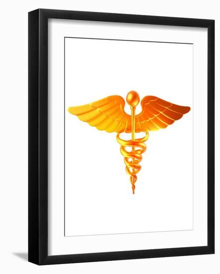 Caduceus, Artwork-Victor Habbick-Framed Photographic Print