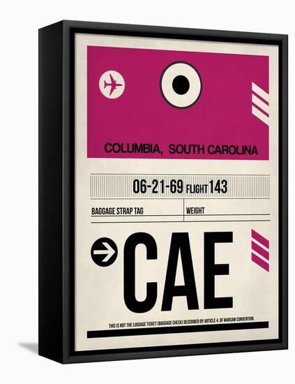 CAE Columbia Luggage Tag I-NaxArt-Framed Stretched Canvas