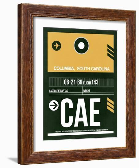 CAE Columbia Luggage Tag II-NaxArt-Framed Art Print