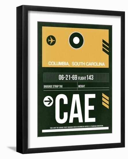 CAE Columbia Luggage Tag II-NaxArt-Framed Art Print