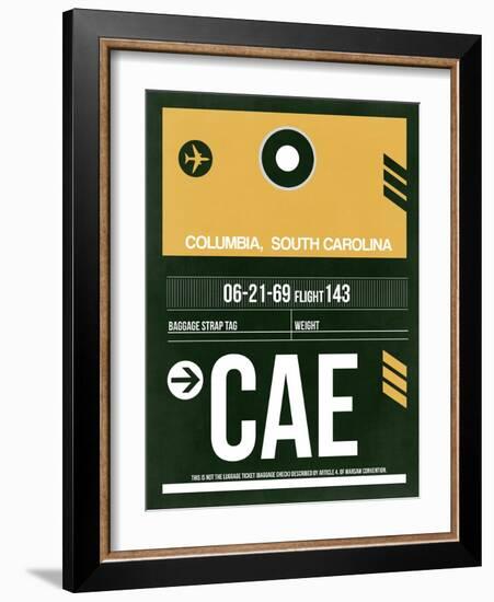 CAE Columbia Luggage Tag II-NaxArt-Framed Art Print