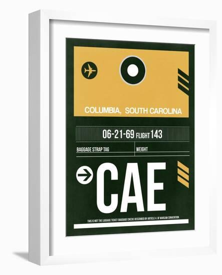 CAE Columbia Luggage Tag II-NaxArt-Framed Art Print