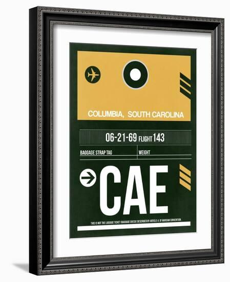 CAE Columbia Luggage Tag II-NaxArt-Framed Art Print