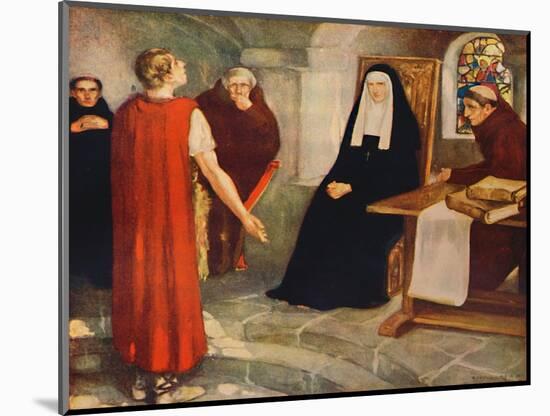 'Caedmon before Saint Hilda', 1912-Unknown-Mounted Giclee Print