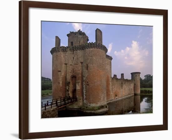 Caerlaverock Castle Dating from the 13th Century, Near Dumfries, Dumfries and Galloway, Scotland-Patrick Dieudonne-Framed Photographic Print